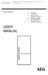AEG RCB736E7MX User Manual