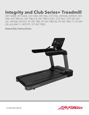 Life Fitness INT-SSE4 Assembly Instructions Manual
