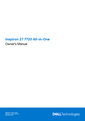 Dell Inspiron 27 7720 All-in-One Owner's Manual