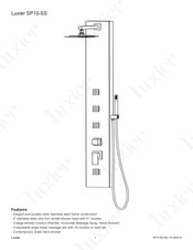 Luxier SP10-SS Installation Manual