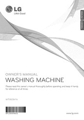 LG WT1801H Series Owner's Manual