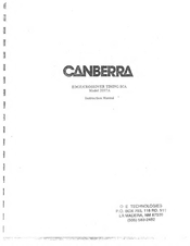 Canberra 2037A Instruction Manual