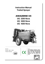 Amazone UG 4500 Nova Instruction Manual