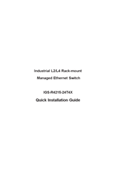Planet IGS-R4215-24T4X Quick Installation Manual