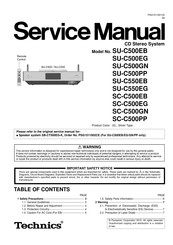 Technics SC-C500EG Service Manual