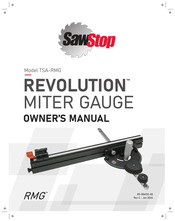 SawStop REVOLUTION TSA-RMG Owner's Manual