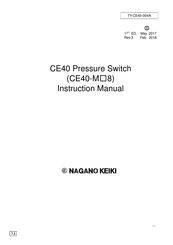 Nagano Keiki CE40 Instruction Manual