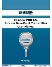 PST Michell Instruments Easidew PRO I.S. User Manual