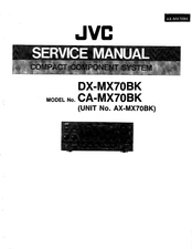 JVC DX-MX70BK Service Manual