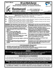 Rasmussen RF-LD60/72-N/P Owner's Manual