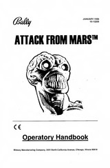 Bally ATTACK FROM MARS Operator's Handbook Manual