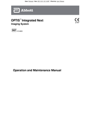 Abbott OPTIS 1014933 Operation And Maintenance Manual
