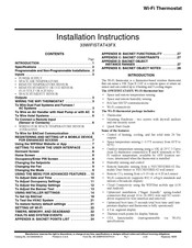 Carrier 33WIFISTAT43FX Installation Instructions Manual