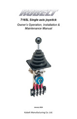 Kobelt 7165L Series Owner's Operation, Installation & Maintenance Manual