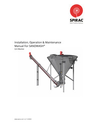 Spiracur SANDWASH SGW20 Installation, Operation & Maintenance Manual