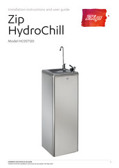 Zip HydroChill HC05T120 Installation Instructions And User Manual