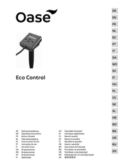 Oase Eco Control Operating Instructions Manual