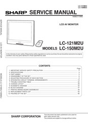 Sharp LC-121M2U Service Manual