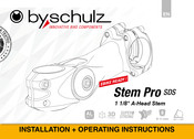by.schulz Stem Pro SDS Installation And Operating Instructions Manual