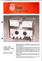 Farnell E.350 Mk.II Manual