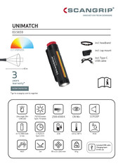 SCANGRIP UNIMATCH 03.5659 Manual