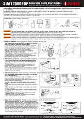 A-iPower SUA12000EDP Quick Start Manual
