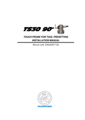 marposs TS30 90 Installation Manual
