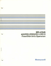 Honeywell MSU9912 Operation Manual