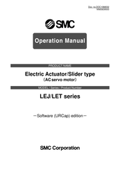 SMC Networks LEJS100-X400 Operation Manual