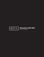 REVV G50 MK3 Owner's Manual