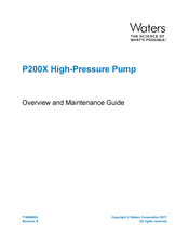 Waters P200X Overview And Maintenance Manual
