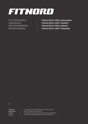 FitNord SPRINT 1000 User Manual