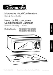 Kenmore 721.81 623 Use & Care Manual