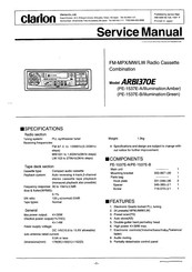 Clarion ARB1370E Service Manual