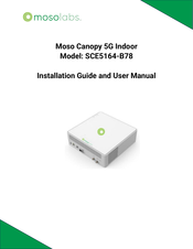 Mosolabs Moso Canopy 5G Indoor SCE5164-B78 Installation Manual And User's Manual