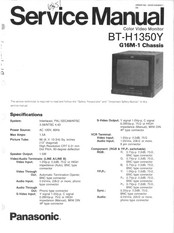 Panasonic BT-H1350Y Service Manual