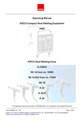 KÖCO 1805i Operating Manual