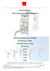 KÖCO CLASSIC K 26 Operating Manual