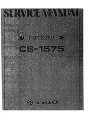 Trio CS-1575 Service Manual