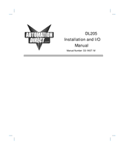 Automation Direct DL205 Series Manual