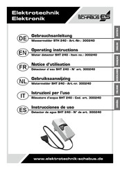 Elektrotechnik Schabus STH 240 Operating Instructions Manual