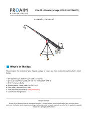 PROAIM Kite-22 Ultimate Package Assembly Manual