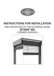Portos ZF3000-BX Instructions For Installation Manual