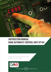 DAAB EP104 Instruction Manual