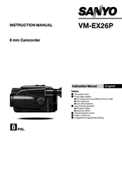 Sanyo VM-EX26P Instruction Manual