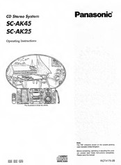Panasonic SC-AK45 Operating Instructions Manual