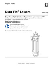 Graco Dura-Flo XL 1400cc Lowers Operation - Repair - Parts