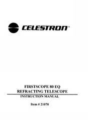 Celestron 21070 Instruction Manual