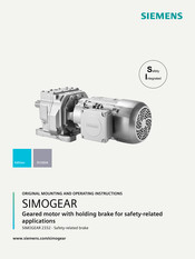 Siemens SIMOGEAR 2332 Mounting And Operating Instructions