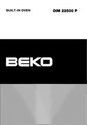 Beko OIM 22500 P Manual